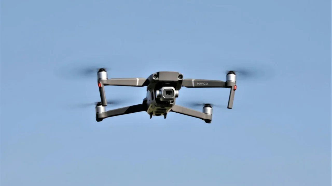 Drone Flying Aerial View